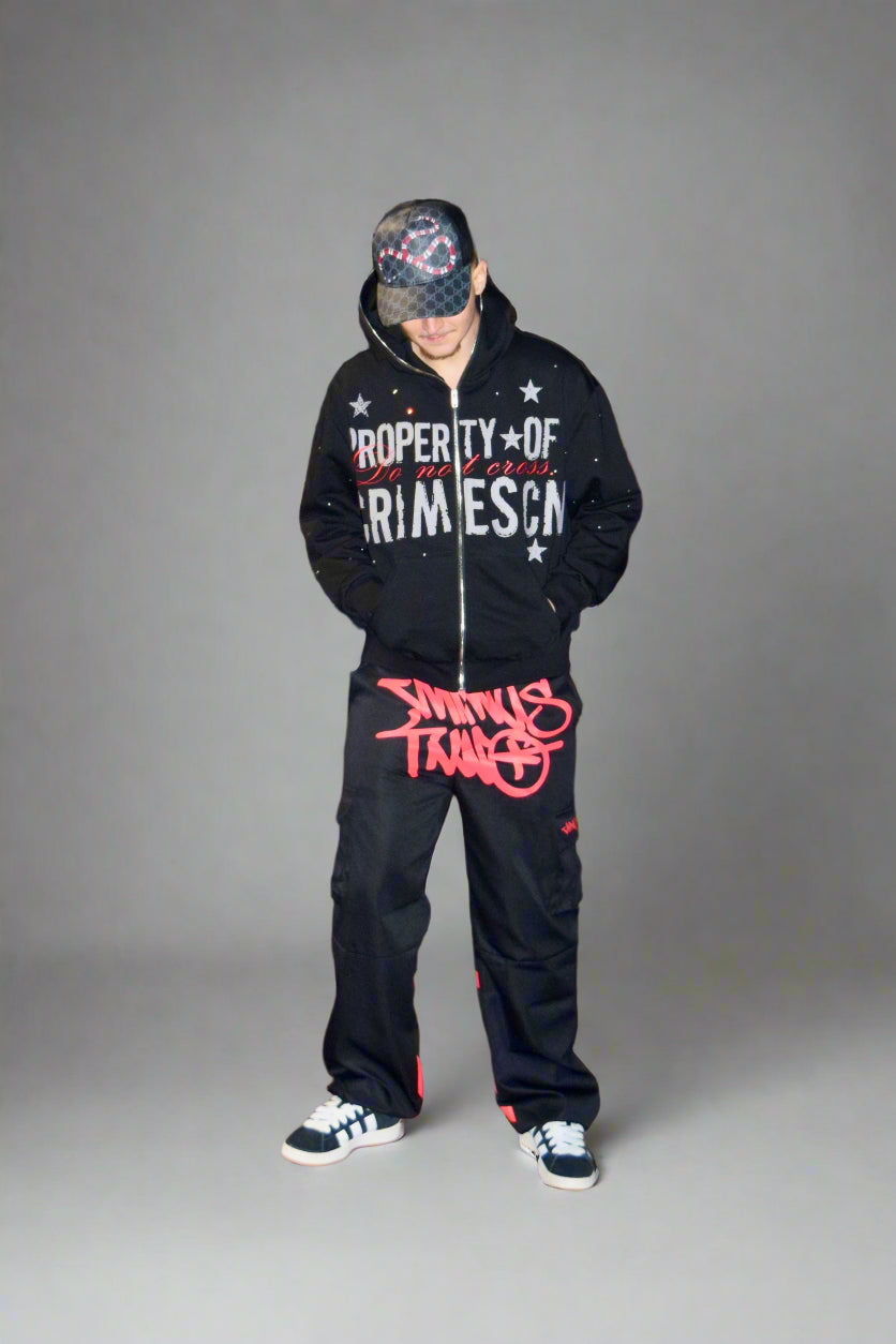 RHINESTONE HOODIE