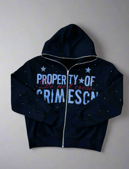 RHINESTONE HOODIE