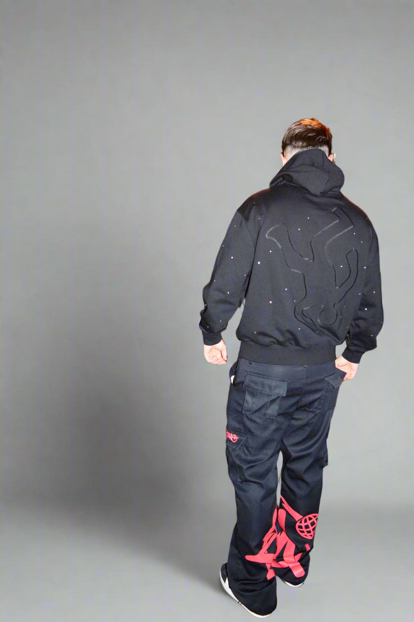 RHINESTONE HOODIE