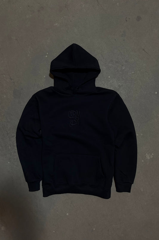 “Crmscn” Embroidered Hoodie